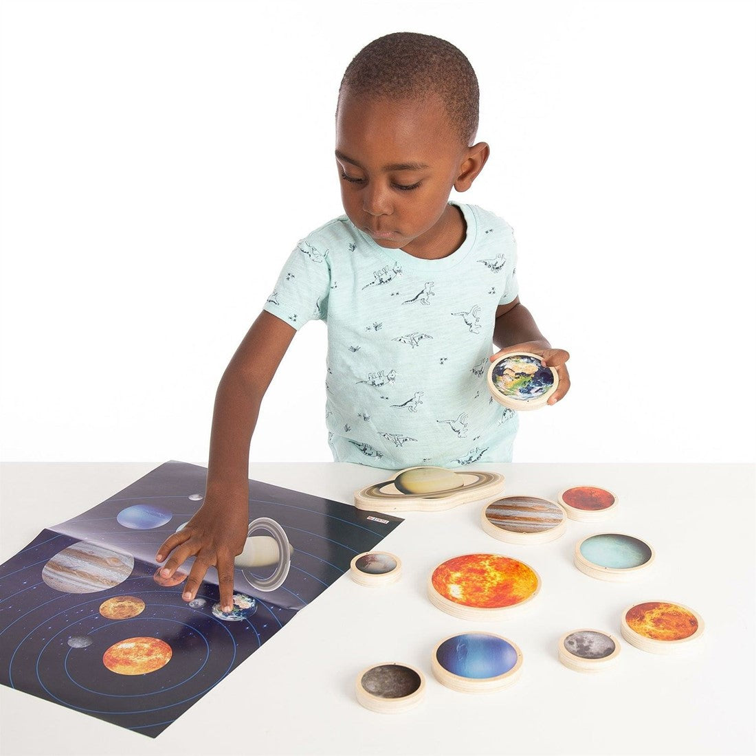 TickiT houten zonnestelselschijven