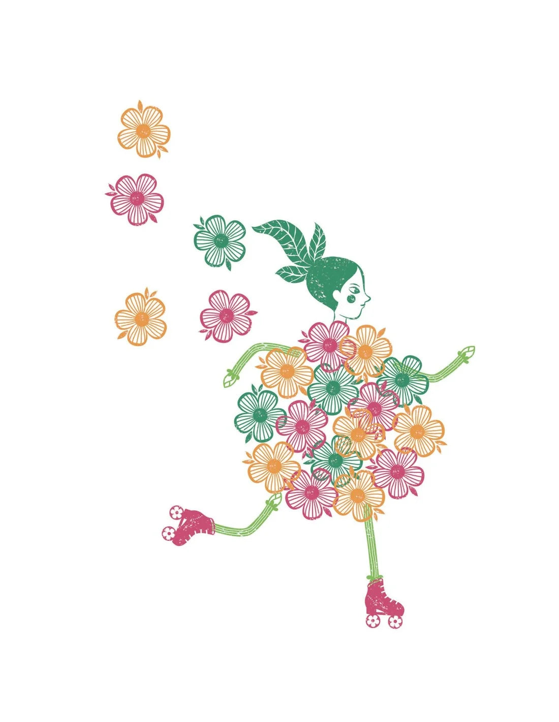 Djeco - Stempelen - Flower girls