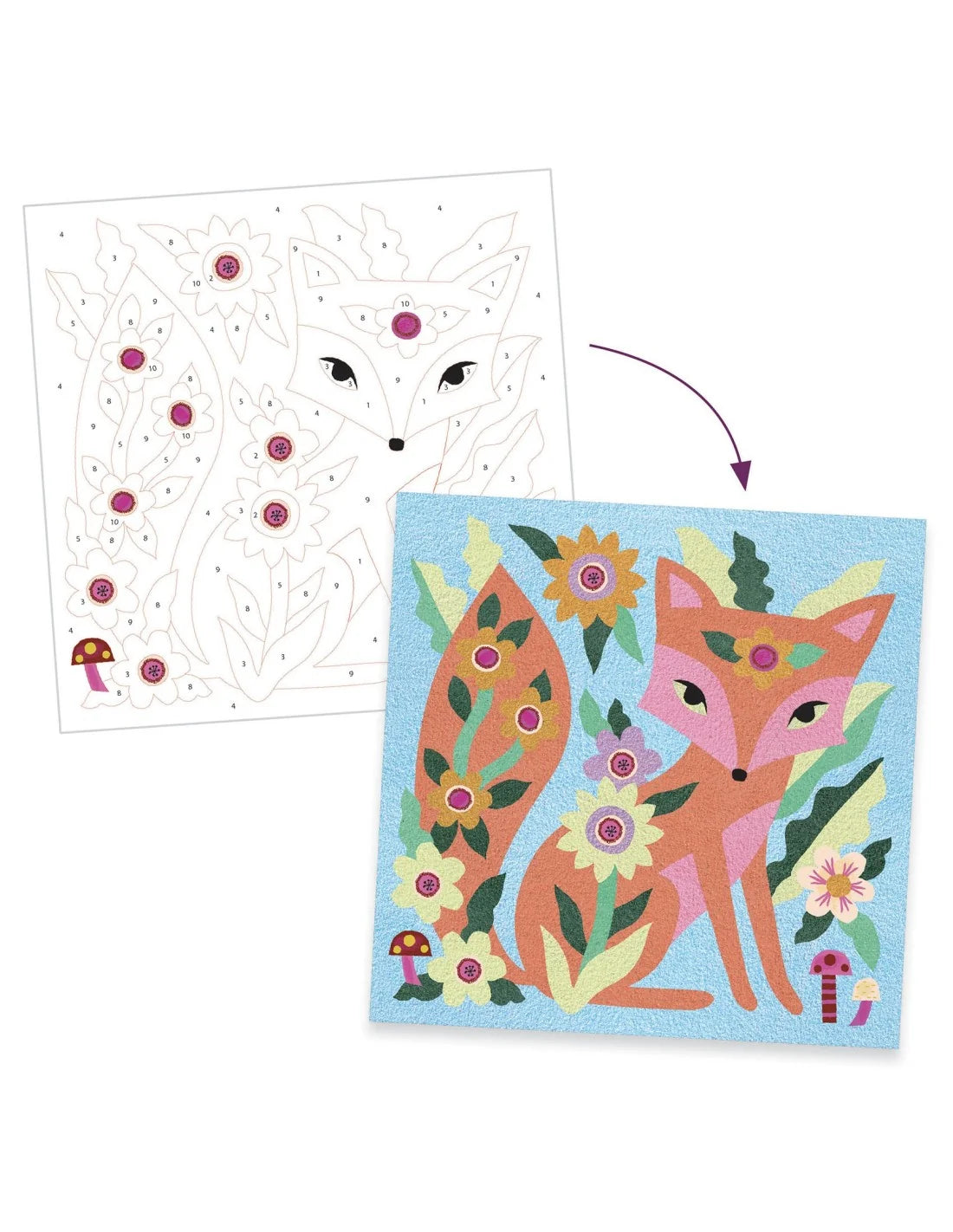 Djeco - Zandschilderen - Garden lights