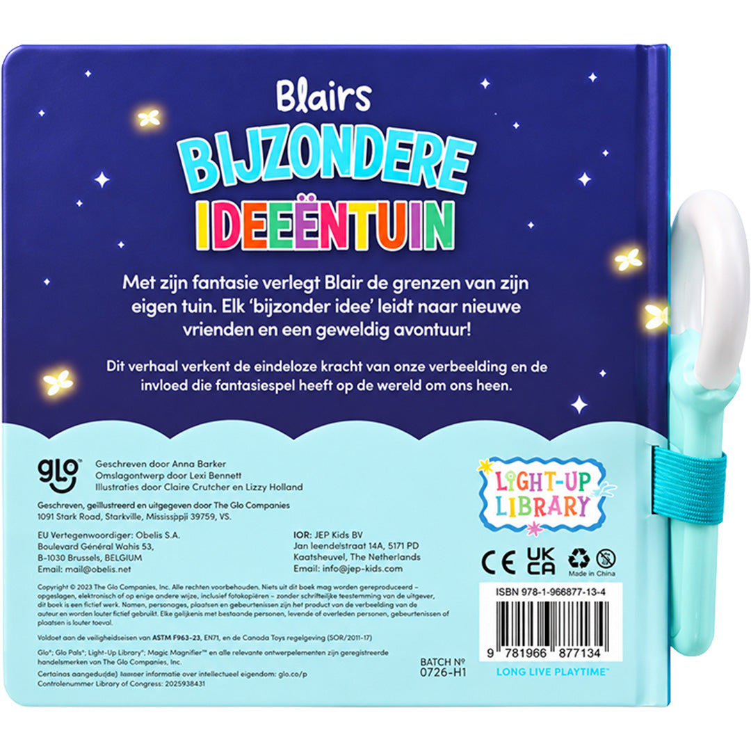 Glo Pals lichtboek Blair – Bijzondere ideeëntuin (NL)