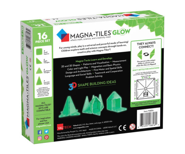 Magna Tiles Glow in the dark 16 stuks