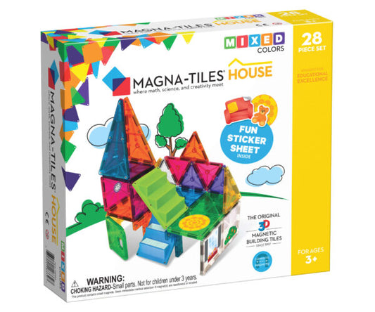 Magna Tiles Clear house set 28stuks