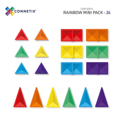 Connetix Rainbow Mini pack 24st.