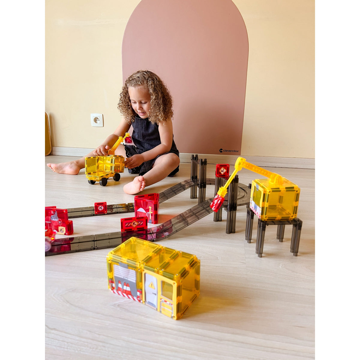 Cleverclixx Construction Builder Pack Intense | 48 stuks