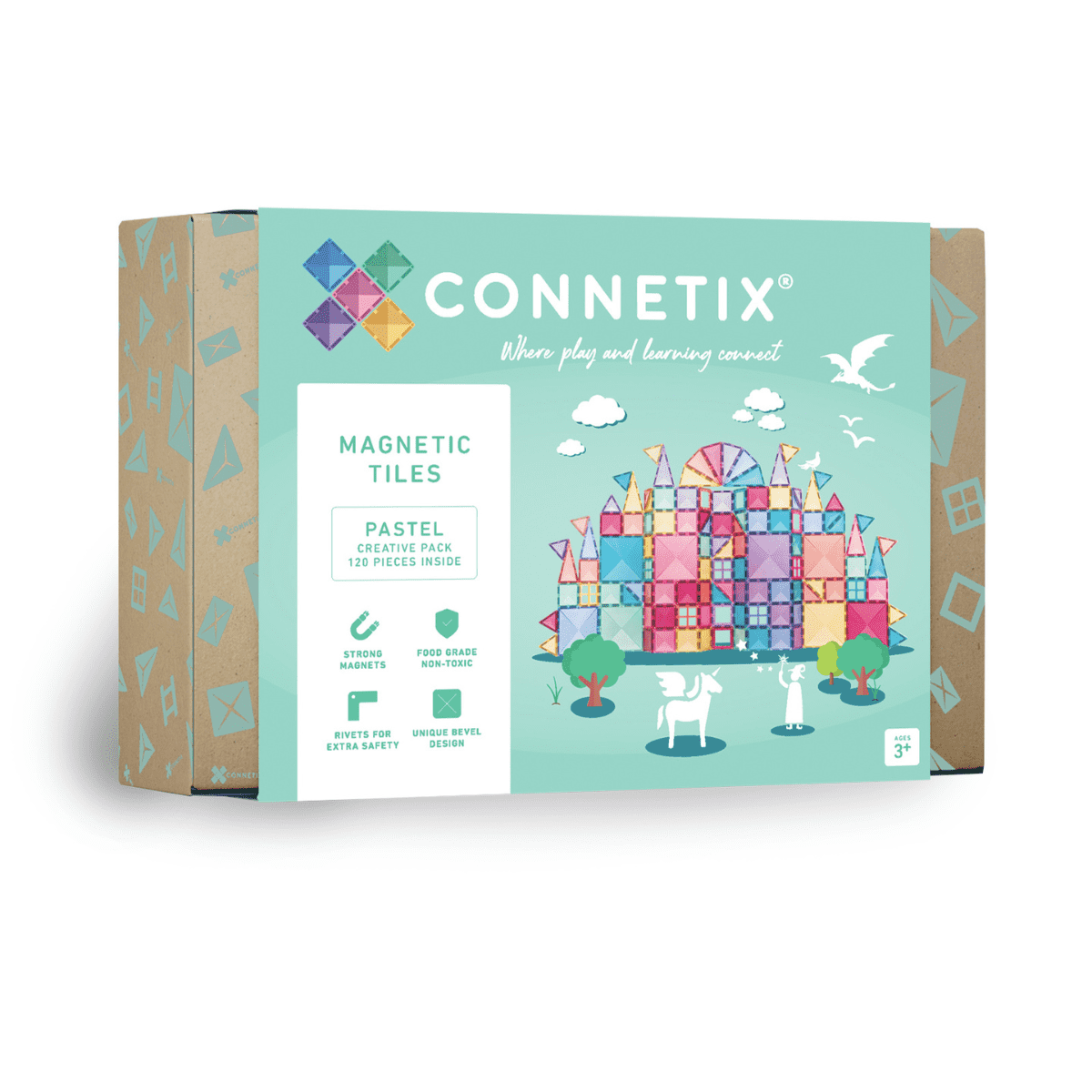 Connetix Pastel Creative pack 120st.