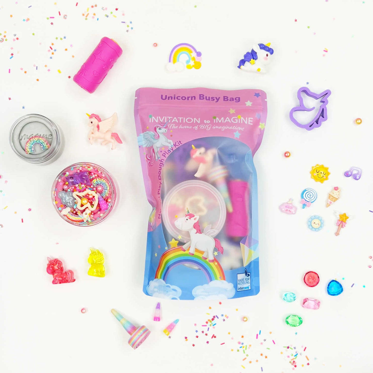 Invitation to imagine | Unicorn Busy bag