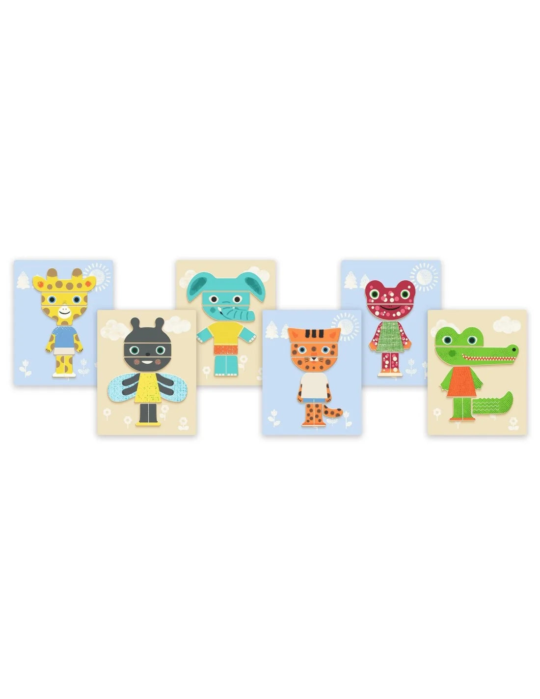 Djeco - Magneetdoos - Inzebox Mix Animals