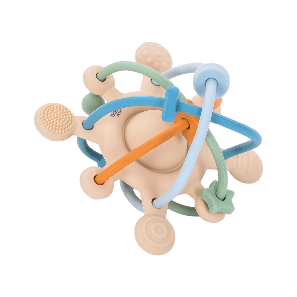 Tickit SiliSoft Fidget-Rammelaar – Neutrale tinten