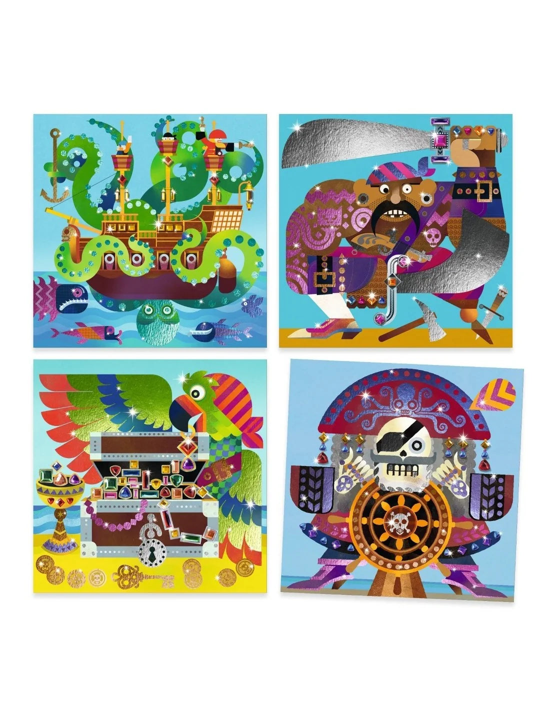 Djeco - Gekleurde folie - Klaar om te enteren!