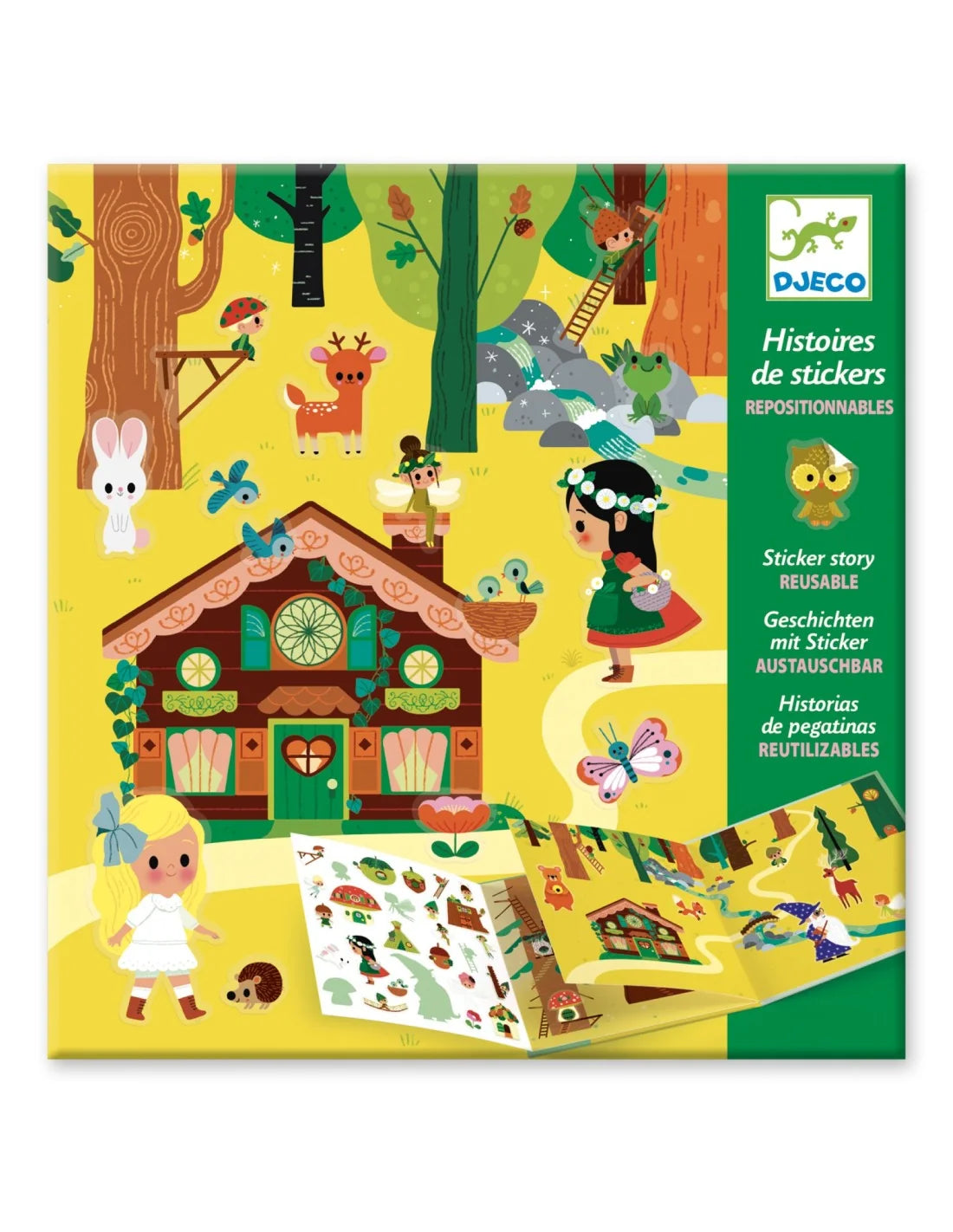 Djeco - Stickerverhalen - Les aventures en mer (kopie)