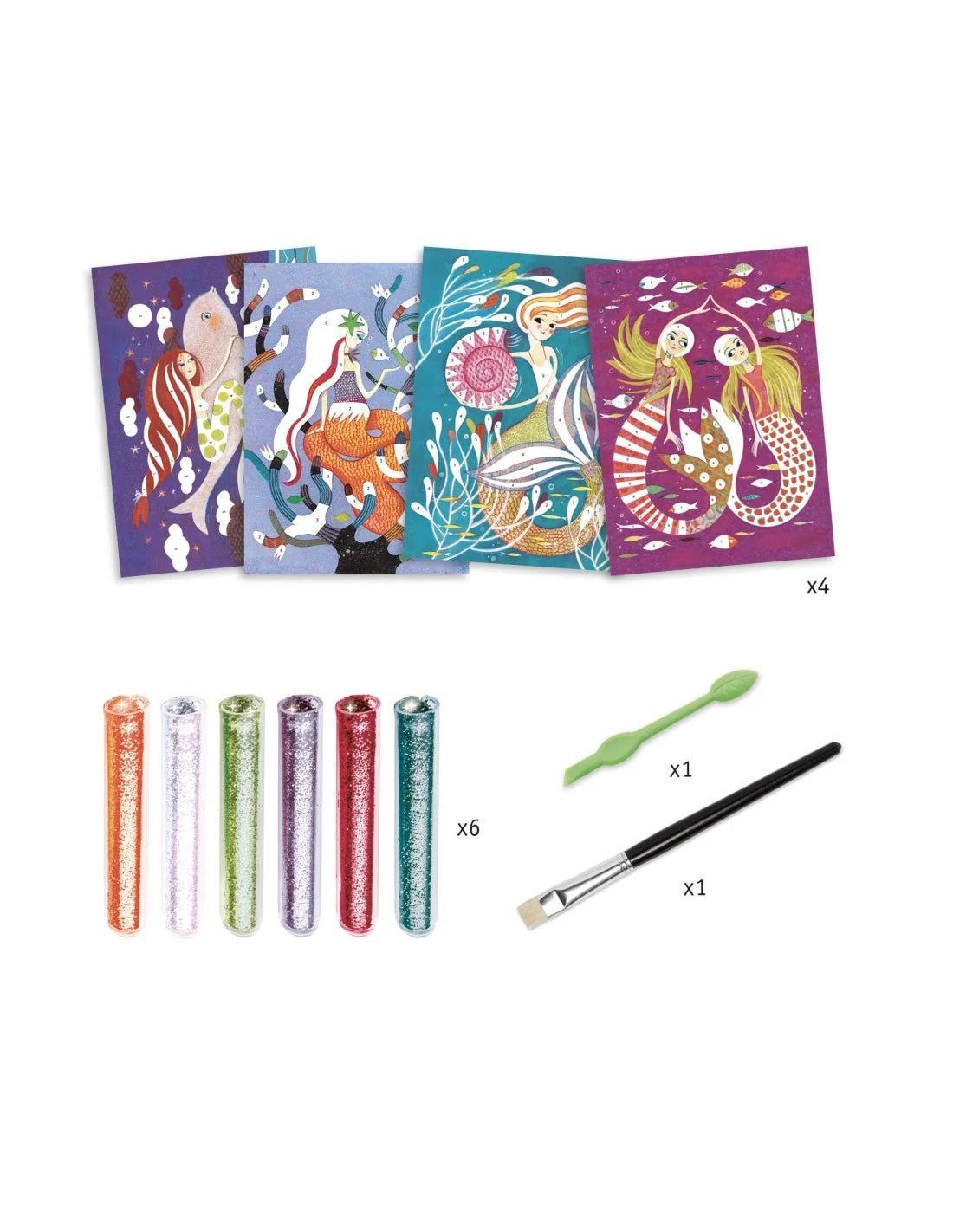 Djeco - Glitterschilderen - Mermaid lights