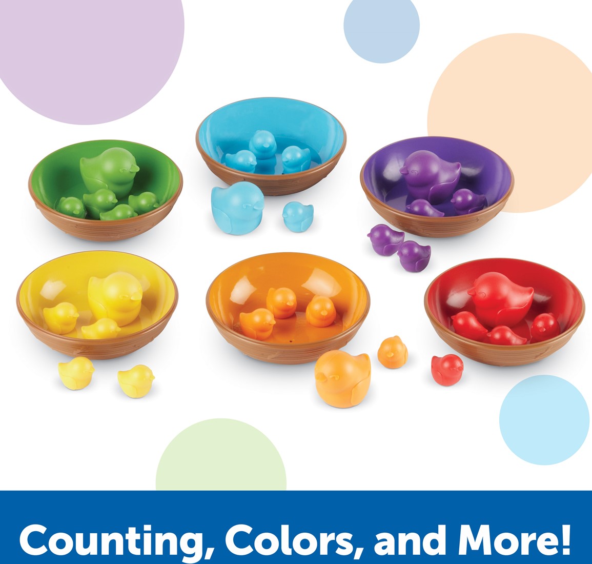 Learning Resources - Birds in a Nest Sorting Set