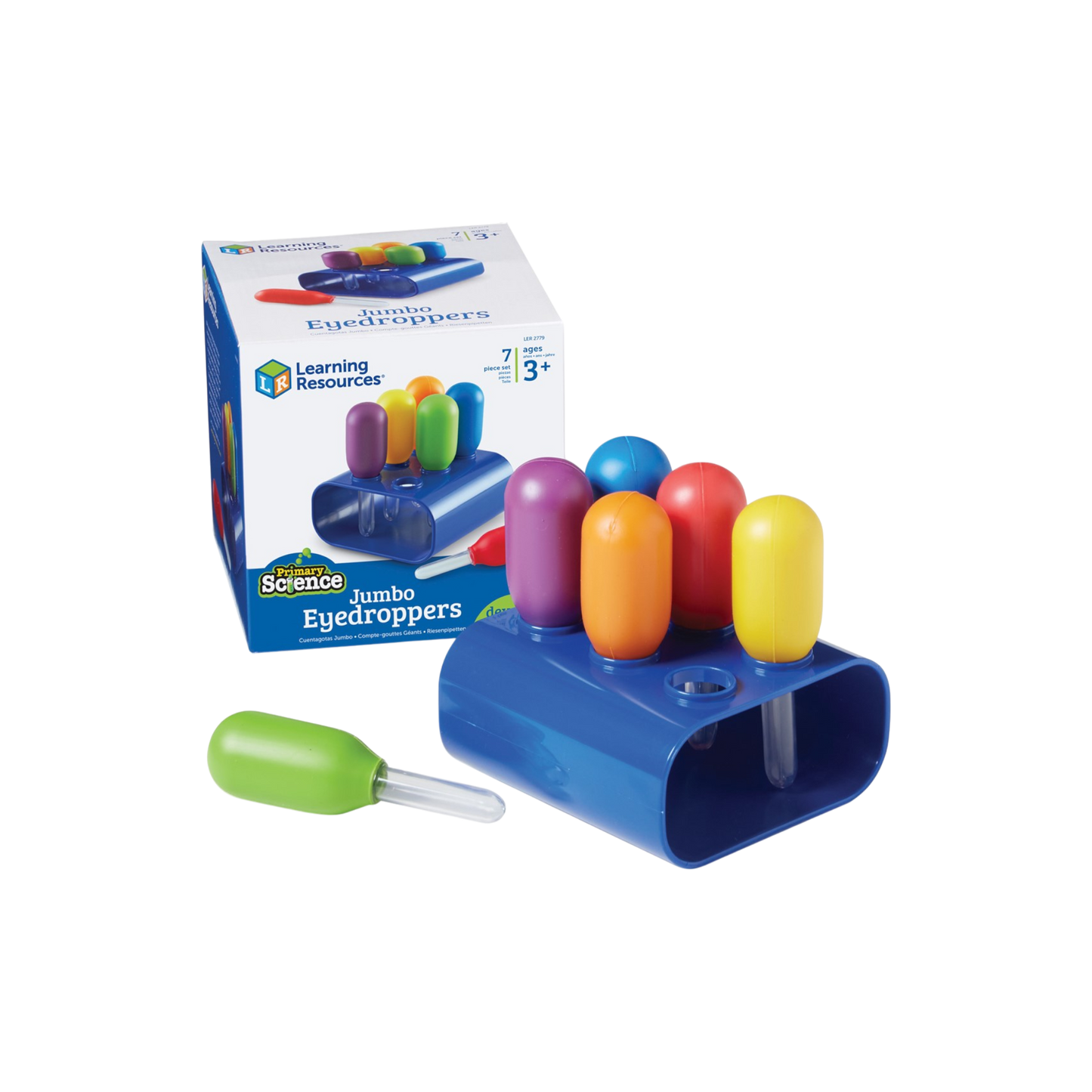 Learning Resources -  Eyedroppers with Stand / pipetten