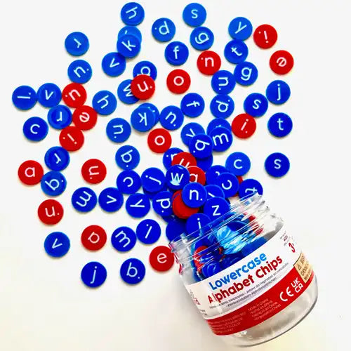 Learning Resources - Lowercase Alphabet Chips, 156 Chips