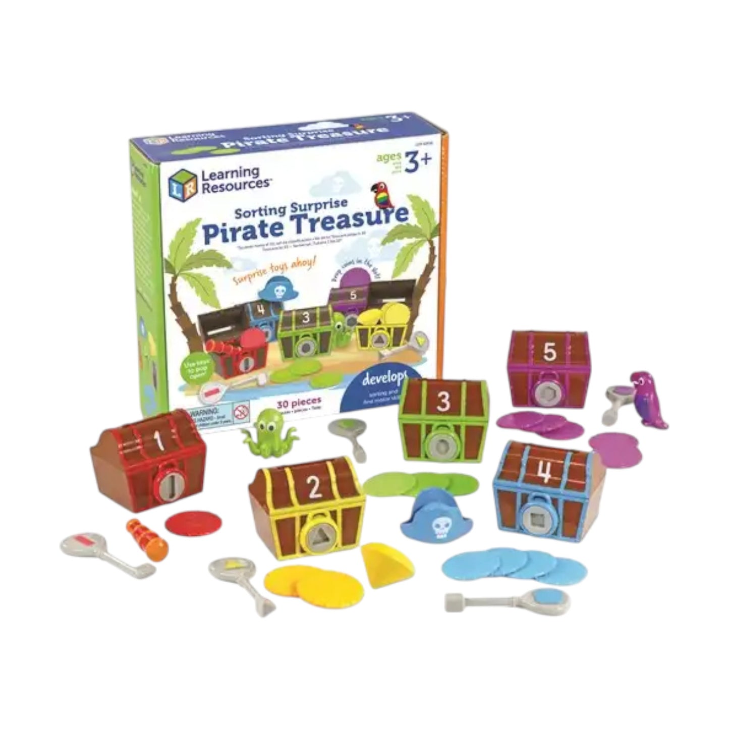 Learning Resources - Sorting Surprise Pirate Treasure