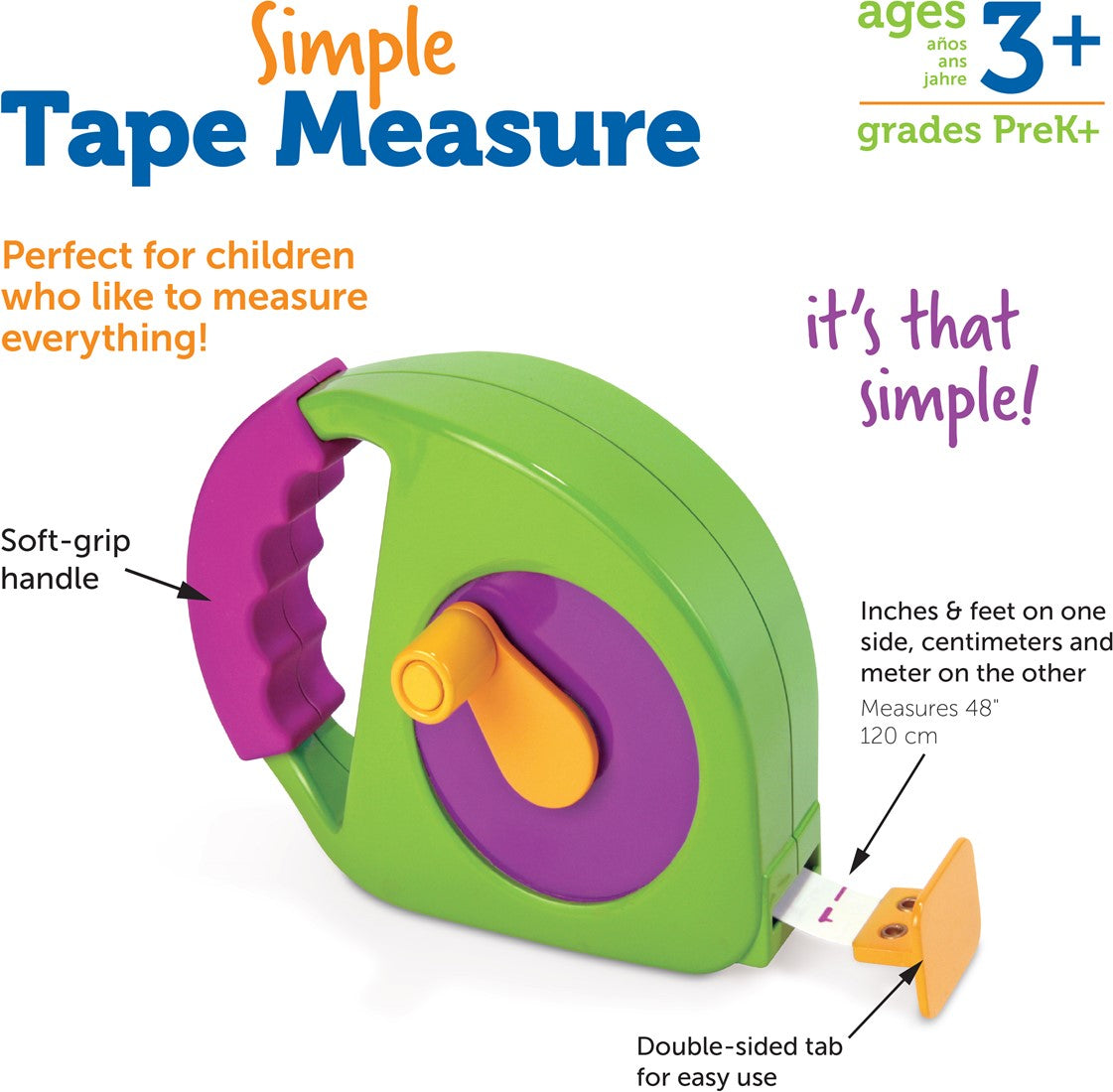 Learning Resources - Simple Tape Measure