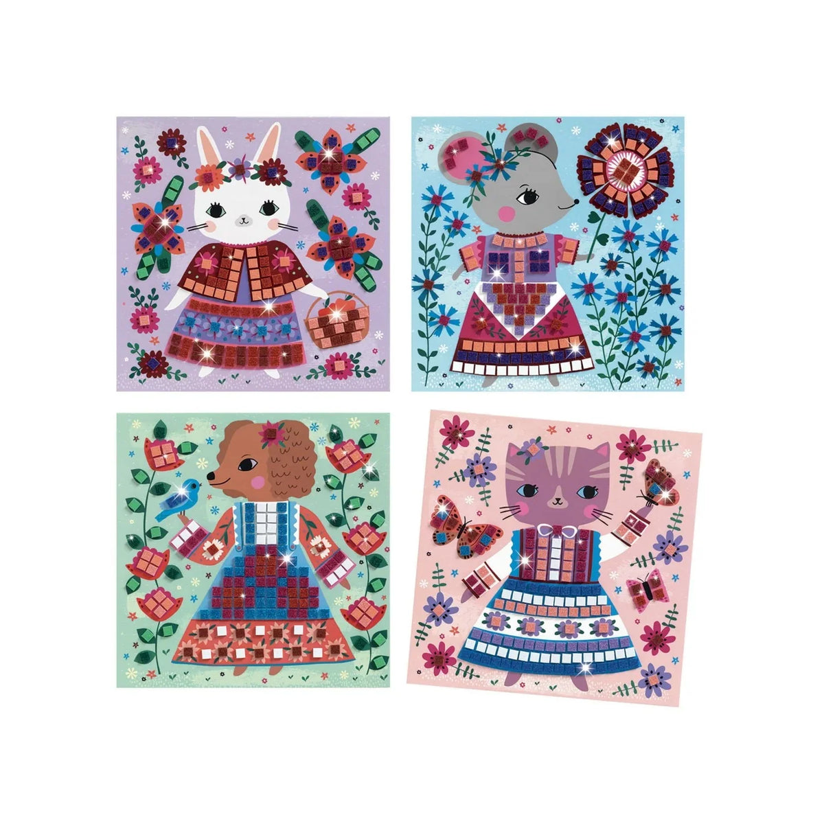 Djeco - Mozaiekset -  Lovely Pets