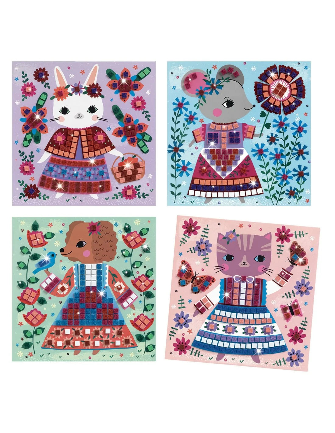 Djeco - Mozaiekset -  Lovely Pets