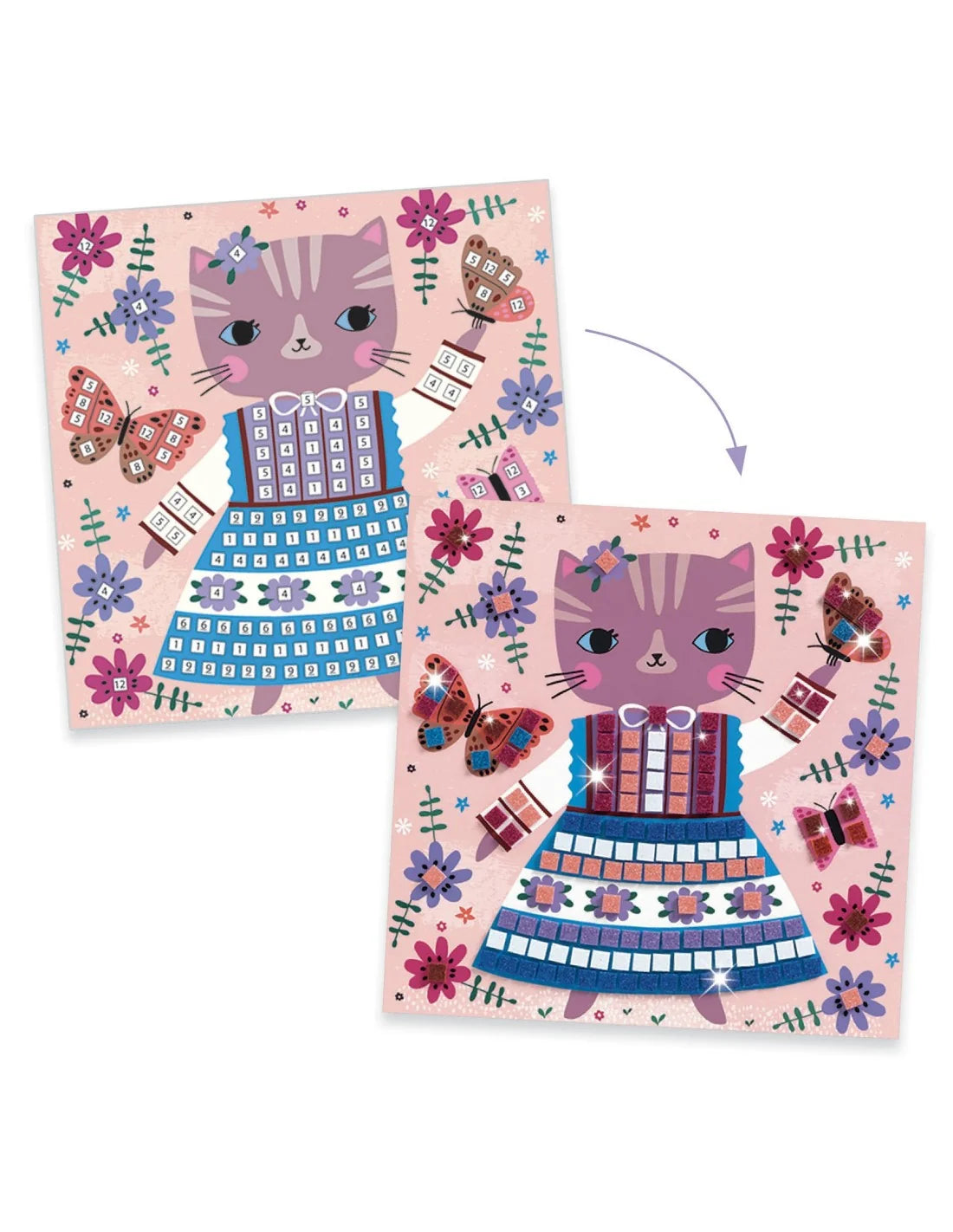Djeco - Mozaiekset -  Lovely Pets