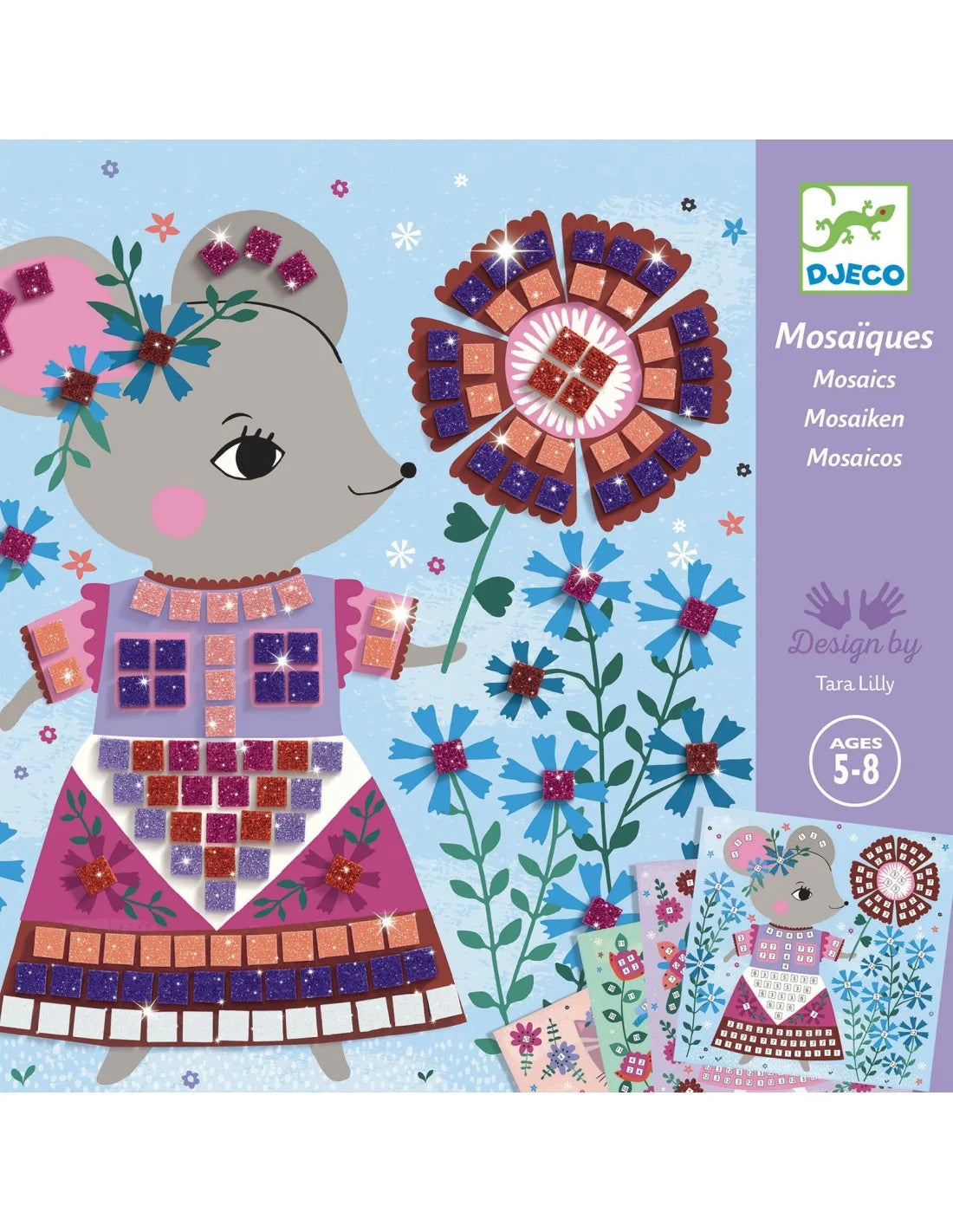 Djeco - Mozaiekset -  Lovely Pets