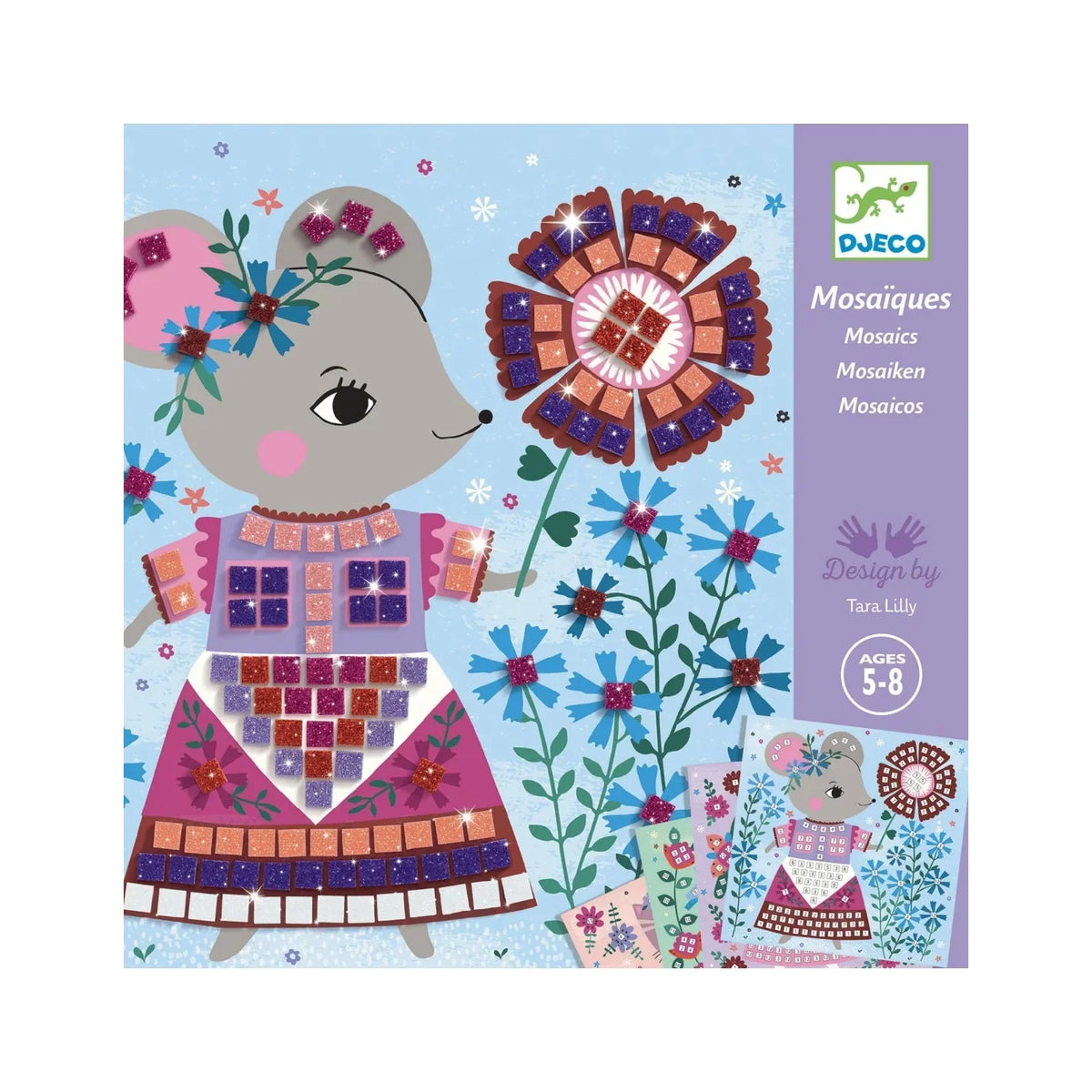 Djeco - Mozaiekset -  Lovely Pets