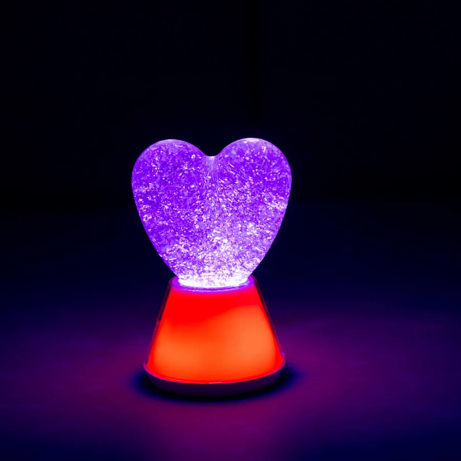 Little L | Magic Glow Heart – Sfeerlamp met glitters en wisselende kleuren