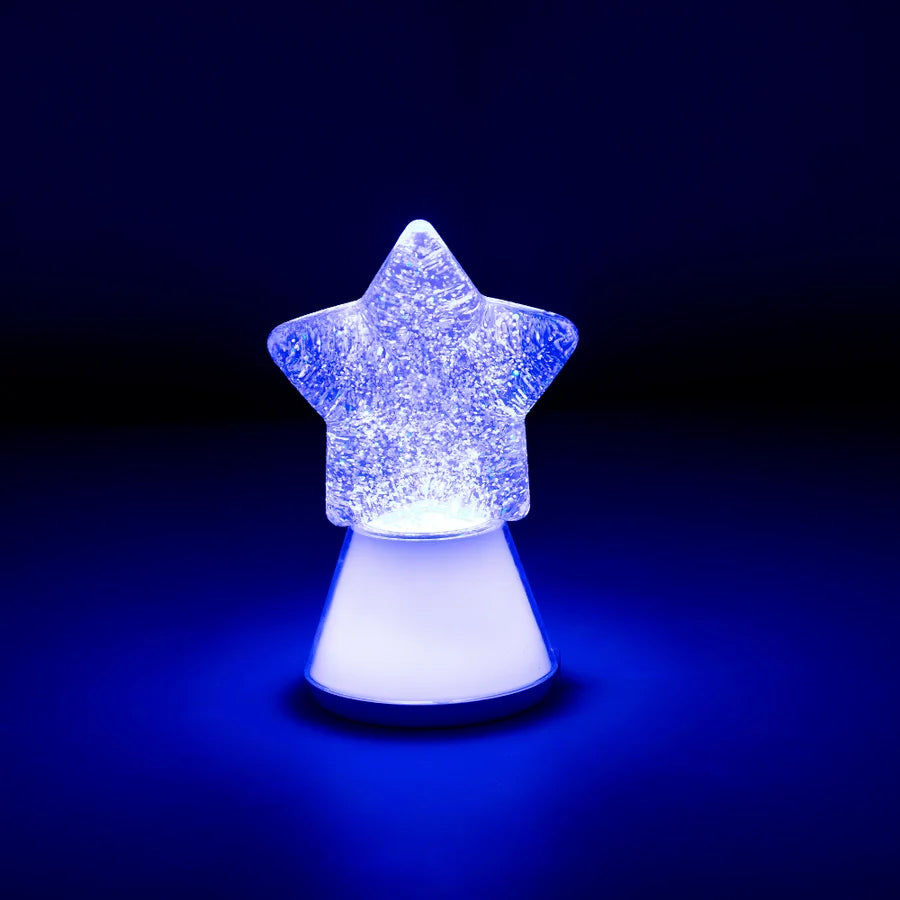 Little L | Magic Glow Star – Sfeerlamp met glitters en wisselende kleuren