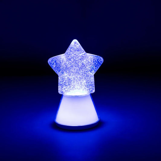 Little L | Magic Glow Star – Sfeerlamp met glitters en wisselende kleuren