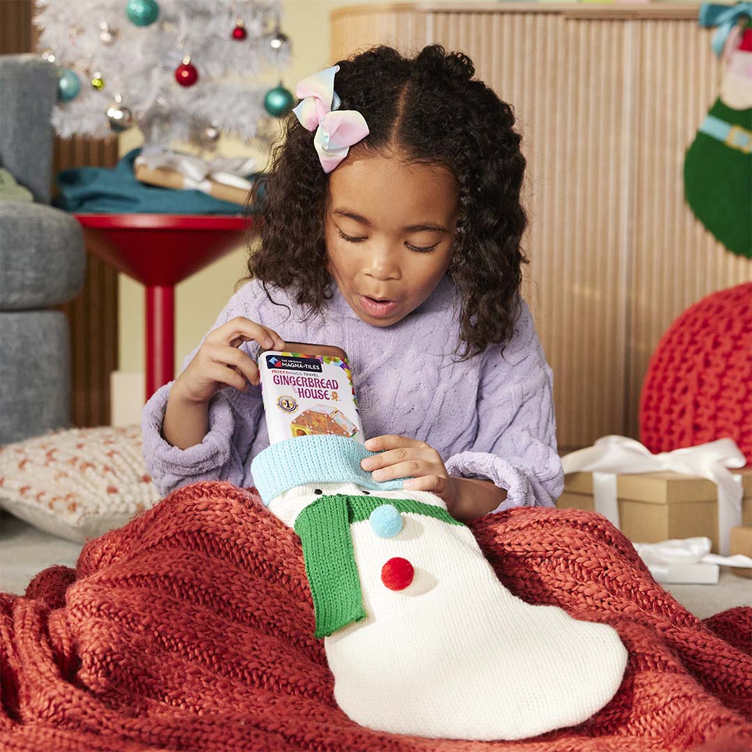 MAGNA-TILES® microMAGS Gingerbread House Travel Set 24 stuks