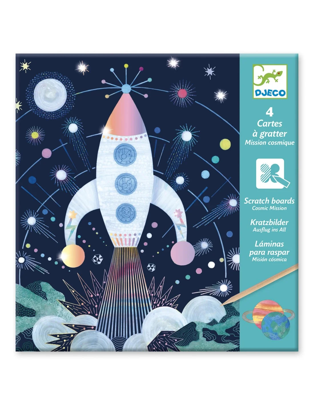 Djeco - Kraskaarten - Ruimtemissie