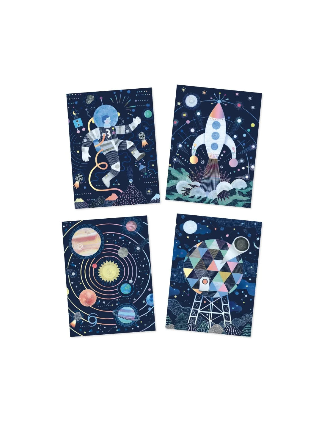 Djeco - Kraskaarten - Ruimtemissie