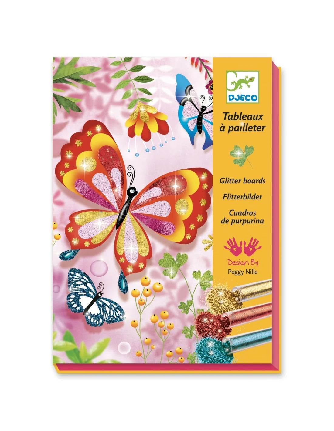 Djeco - Glitterschilderen - Vlinders en kleine beestjes