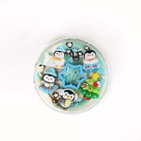 Invitation to imagine speeldeeg Penguins in the Snow Surprise Pot