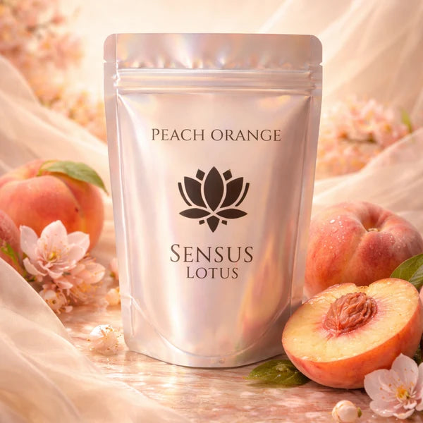 Sensus Lotus magisch badpoeder peach orange 60gr.