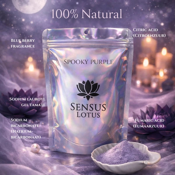 Sensus Lotus magisch badpoeder spooky purple 60gr.