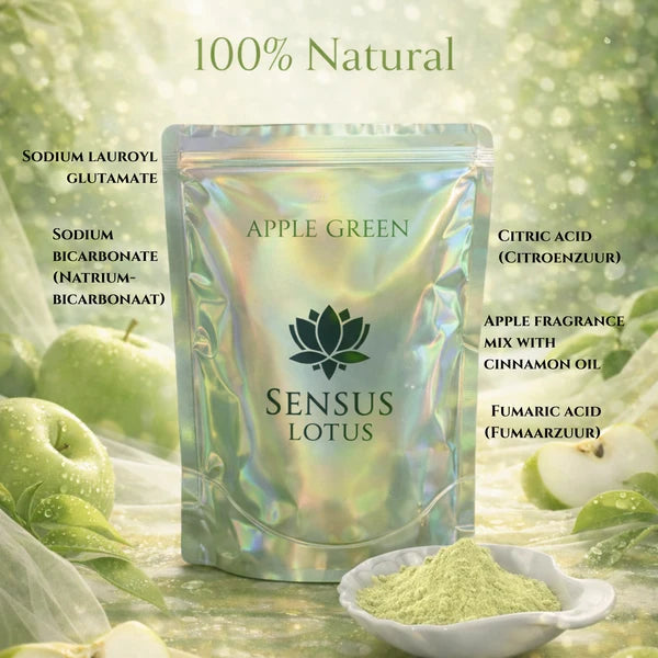 Sensus Lotus magisch badpoeder apple green 60gr.