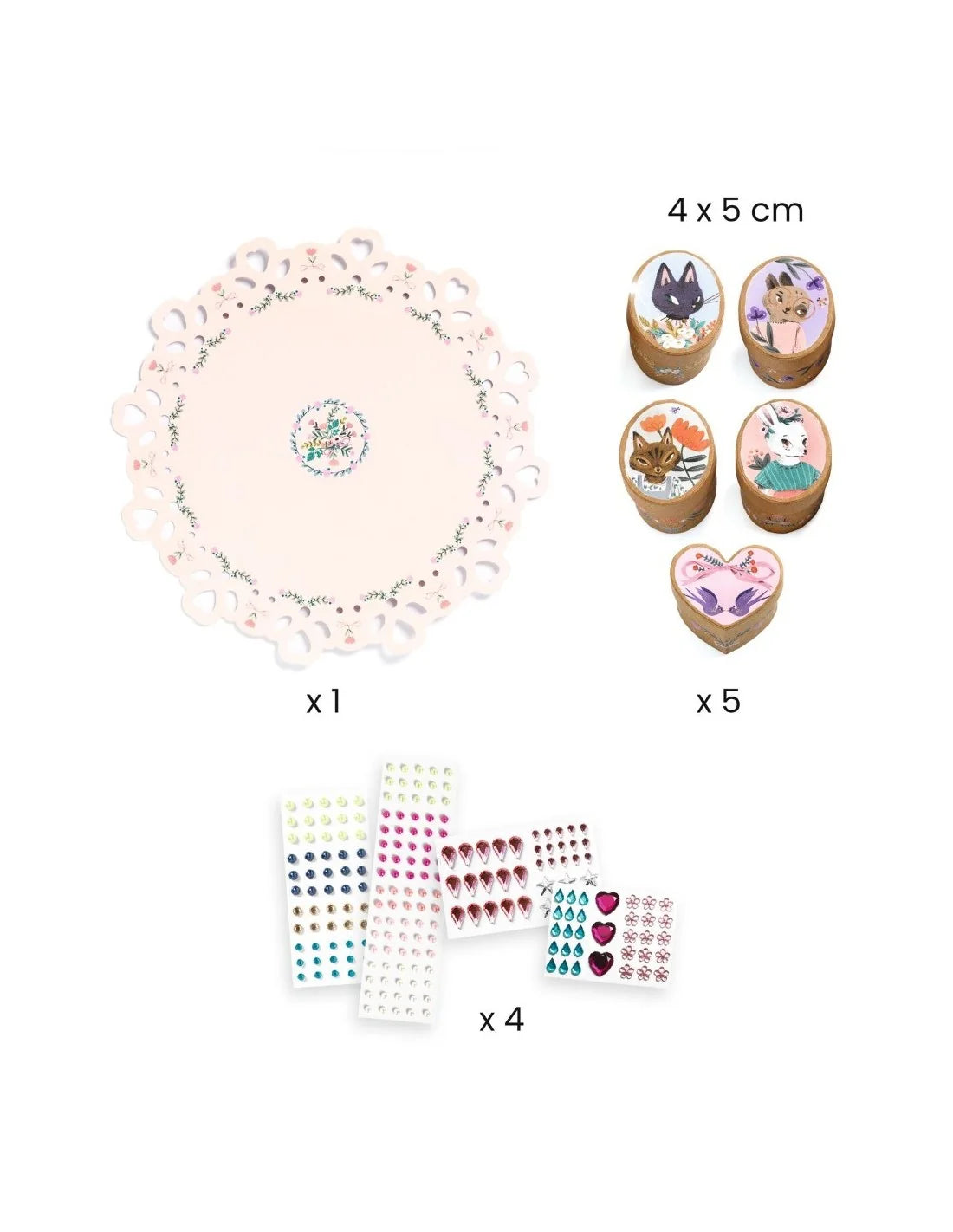 Djeco - DIY opbergdoosjes - Adorables