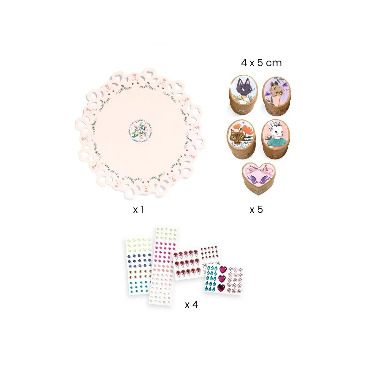 Djeco - DIY opbergdoosjes - Adorables