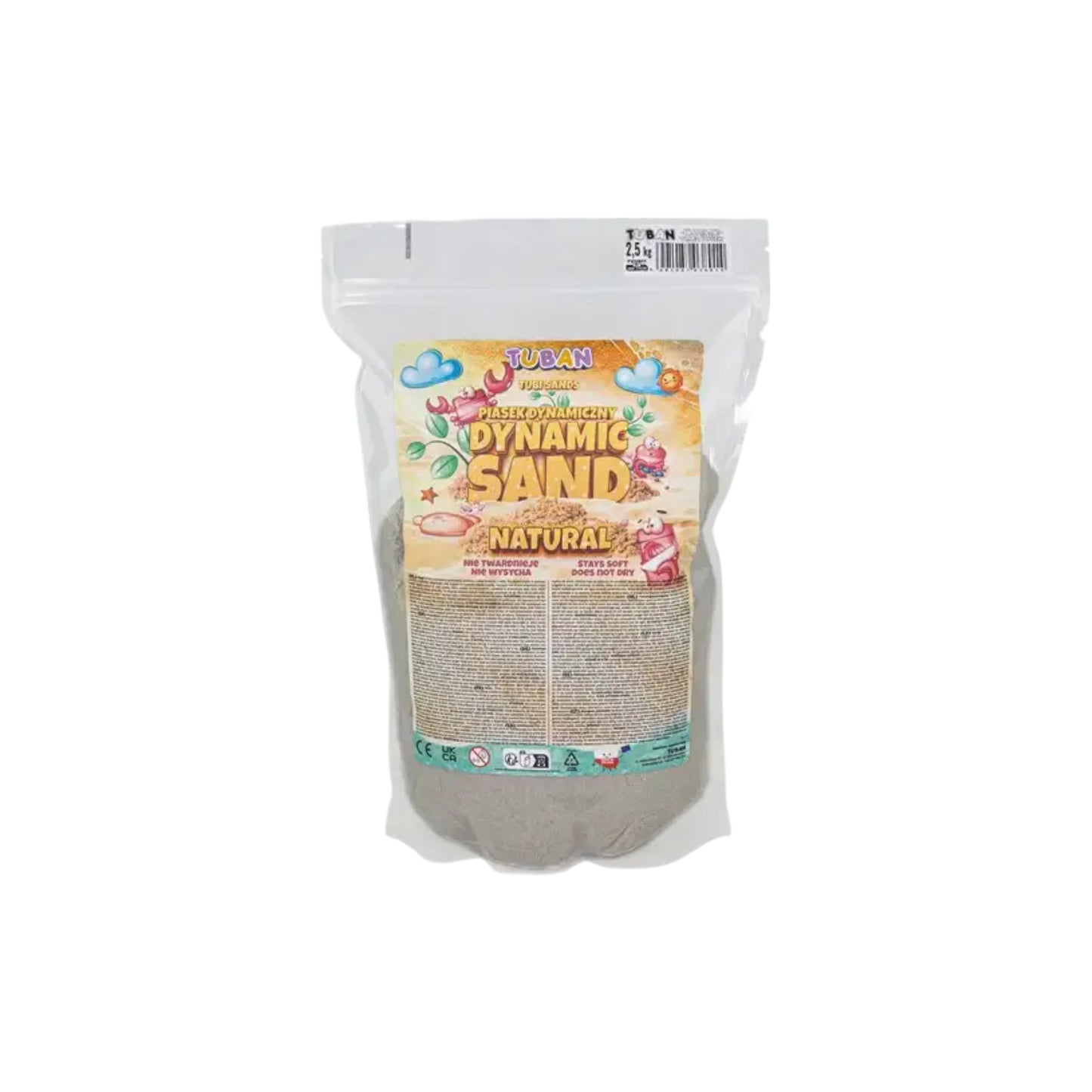 Tuban dynamisch speelzand natural 2.5kg