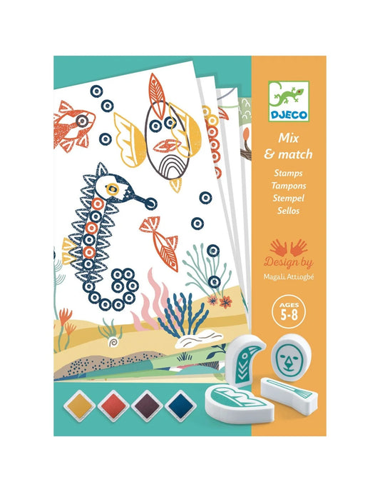 Djeco - Stempelset - Verrassende dieren