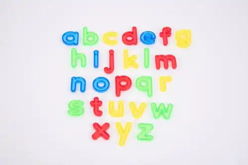 Tickit transparante kleine letters (A-Z)