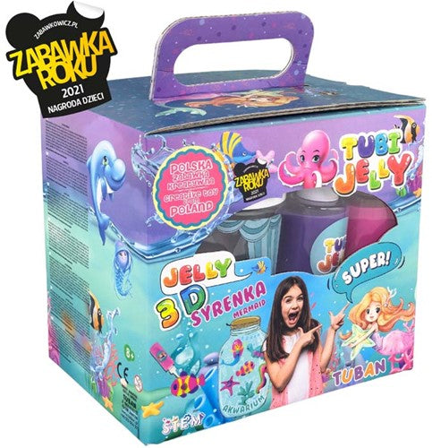 Tuban - Tubi Jelly mermaid - zeemeermin - small aquarium 6 kleuren.