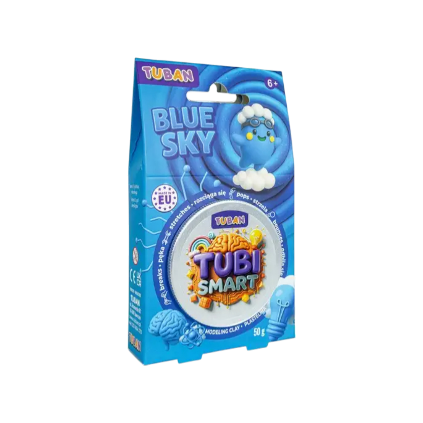 Tuban Tubi Smart Modelling Clay Milky Blue Sky