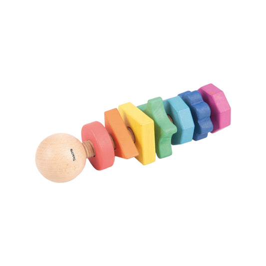 Tickit houten twister regenboog