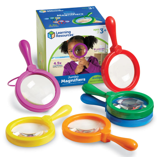 Learning Resources jumbo vergrootglas 6stuks