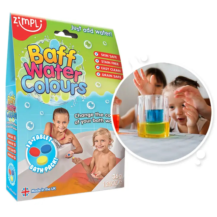 Zimpli Baff waterverf set 18st.