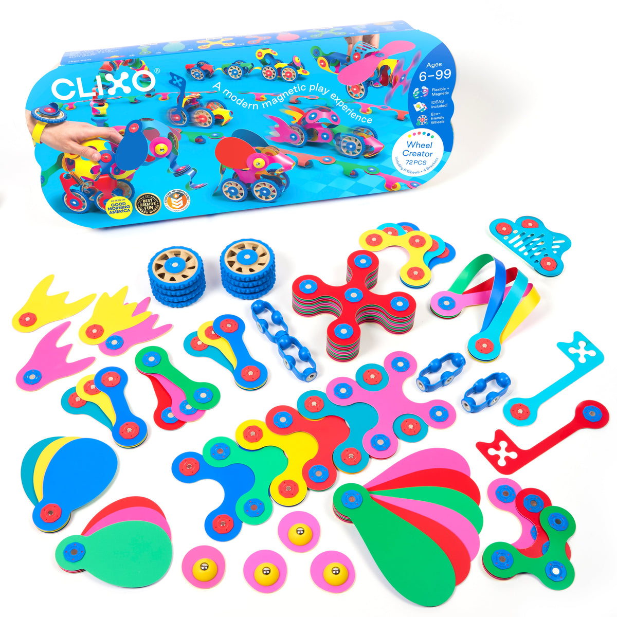 Clixo - Wheel Creator Pack - 72 stuks