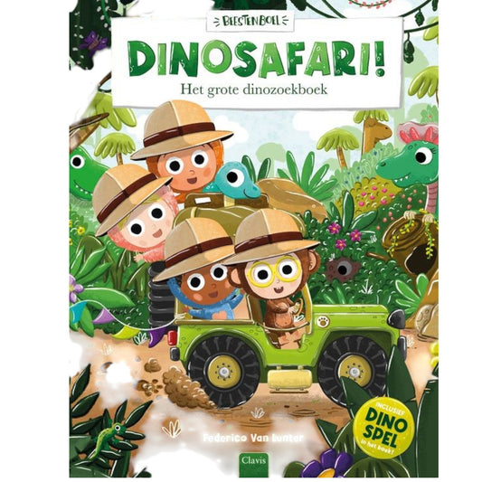 Beestenboel | Dinosafari | Het grote dinozoekboek | Frederico Van Lunter