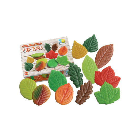 Yellow Door - Sensory Stones - Leaves 12st.