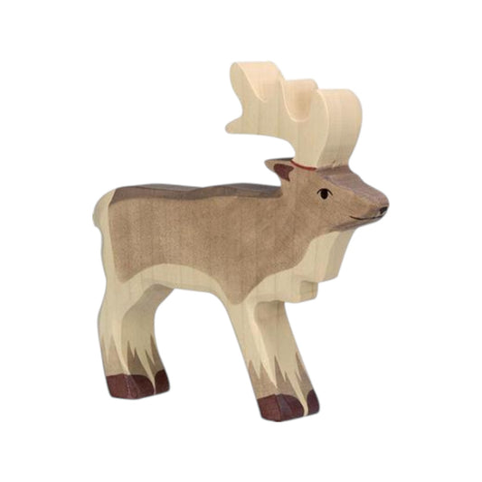 Holztiger houten speelfiguur rendier groot